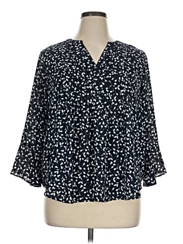 Style&Co 3/4 Sleeve Blouse (view 1)