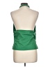 H&M 100% Polyester Green Sleeveless Top Size L - photo 2
