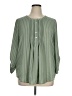 Daniel Rainn Green 3/4 Sleeve Blouse Size XL - photo 1