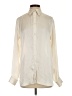 H&M 100% Polyester Ivory Long Sleeve Blouse Size XS - photo 1