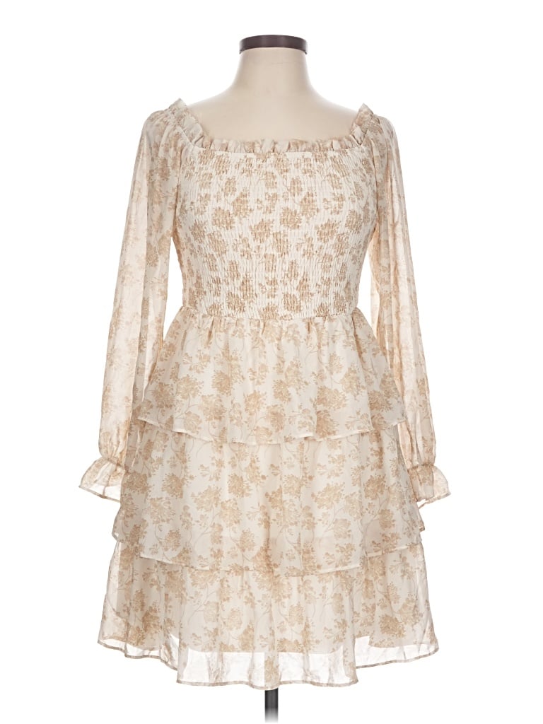 Pre-owned She + Sky Cocktail Dress In Ivory