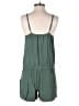 Splendid 100% Rayon Solid Green Romper Size M - photo 2