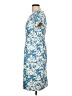 Talbots 100% Polyester Print Blue Cocktail Dress Size 12 - photo 5