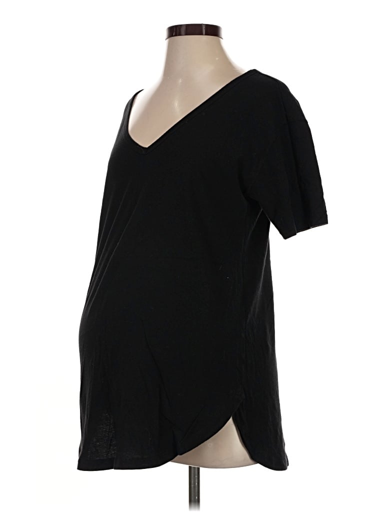 Pre-owned Gap - Maternity Short Sleeve T-shirt In Black