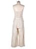 Parker Stripes Ivory Jumpsuit Size 6 - photo 2