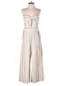Parker Stripes Ivory Jumpsuit Size 6 - photo 1