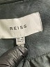 Reiss 100% Leather Black Leather Jacket Size 12 - photo 6