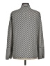 Anne Klein 100% Polyester Chevron-herringbone Silver Long Sleeve Blouse Size M - photo 2