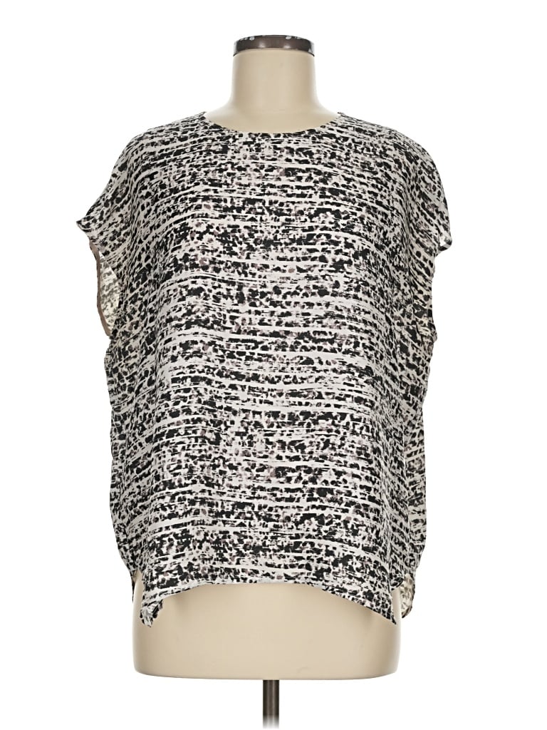 Pre-owned Mm. Lafleur Sleeveless Blouse In Silver