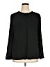 Ann Taylor LOFT 100% Polyester Black Long Sleeve Blouse Size XL - photo 1