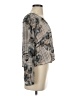 Astr 100% Polyester Gray 3/4 Sleeve Blouse Size S - photo 4