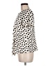 Talbots Polka Dots Black Ivory Short Sleeve Blouse Size M - photo 5