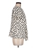 Talbots Polka Dots Black Ivory Short Sleeve Blouse Size M - photo 4
