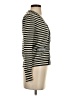 J.Crew Stripes Gray Cardigan Size S - photo 4