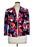Kasper Print Red Blazer Size 14 - photo 1
