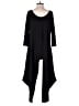 Comfy U.S.A. Solid Black Jumpsuit Size M - photo 2
