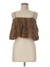 Volcom 100% Viscose Brown Sleeveless Blouse Size 8 - photo 1