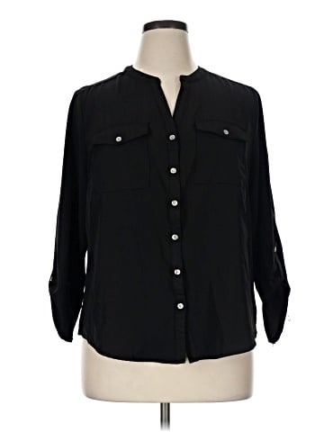 Notations 3/4 Sleeve Blouse (view 1)