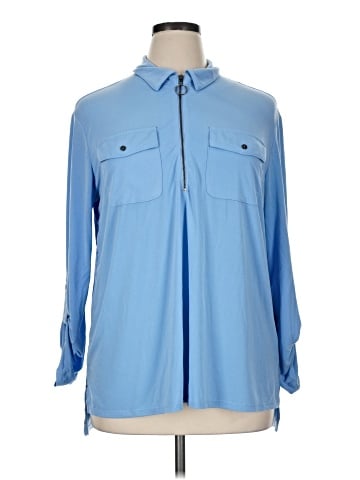 Kenneth Cole New York Long Sleeve Blouse (view 1)