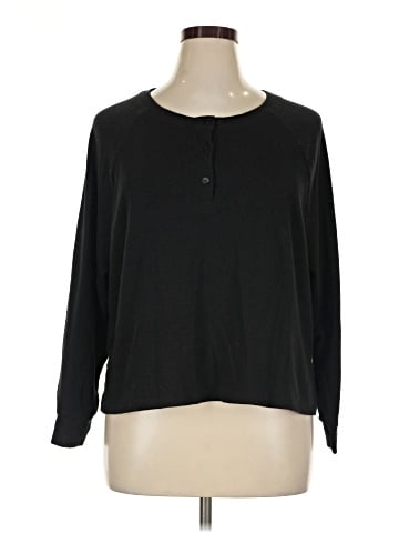 Victoria's Secret Long Sleeve Henley (view 1)