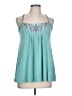 Hazel Teal Sleeveless Blouse Size L - photo 1