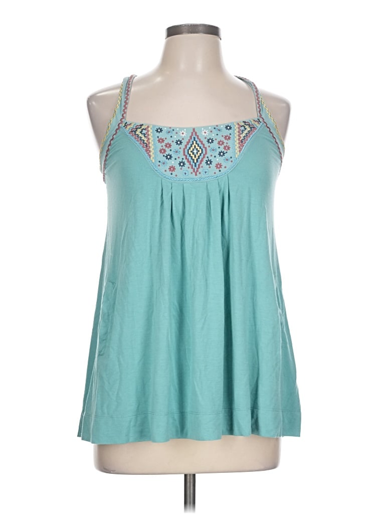 Pre-owned Hazel Sleeveless Blouse In Teal