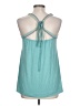Hazel Teal Sleeveless Blouse Size L - photo 2