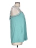 Hazel Teal Sleeveless Blouse Size L - photo 4