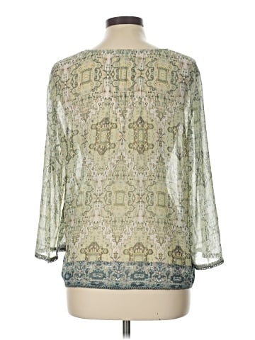 Ecru 3/4 Sleeve Blouse (view 2)