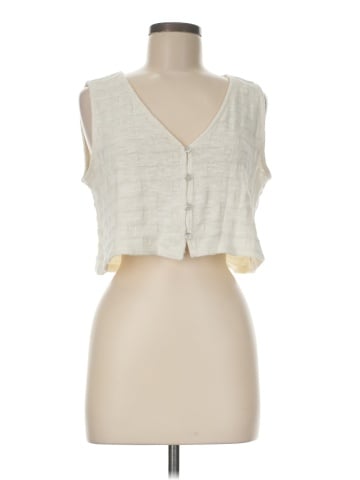 Madewell Basketweave-Stitch Vest (view 1)