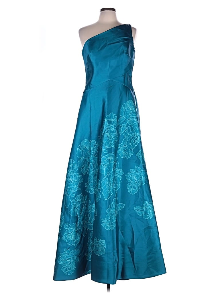 Pre-owned Rene Ruiz Collection Cocktail Dress In Teal