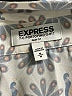 Express Silver Long Sleeve Polo Size M - photo 7