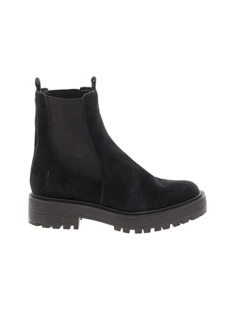Pre-owned Sam Edelman Ankle Boots In Black