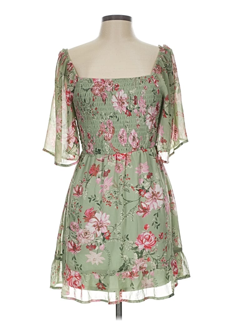 Pre-owned Lily Rose Cocktail Dress In Green