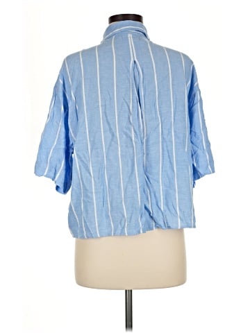 H&M 3/4 Sleeve Button-Down Shirt (view 2)