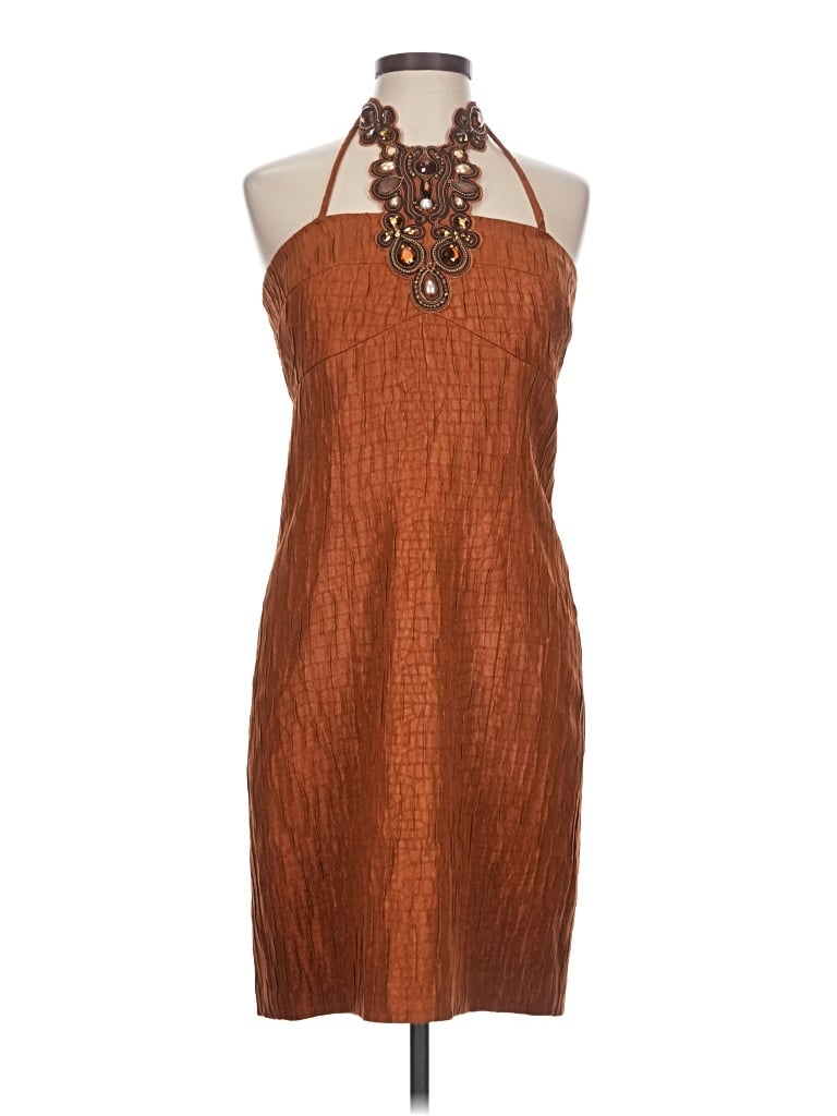 Pre-owned Muse Cocktail Dress In Brown