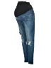 Isabel Maternity Blue Jeans Size 4 - photo 1