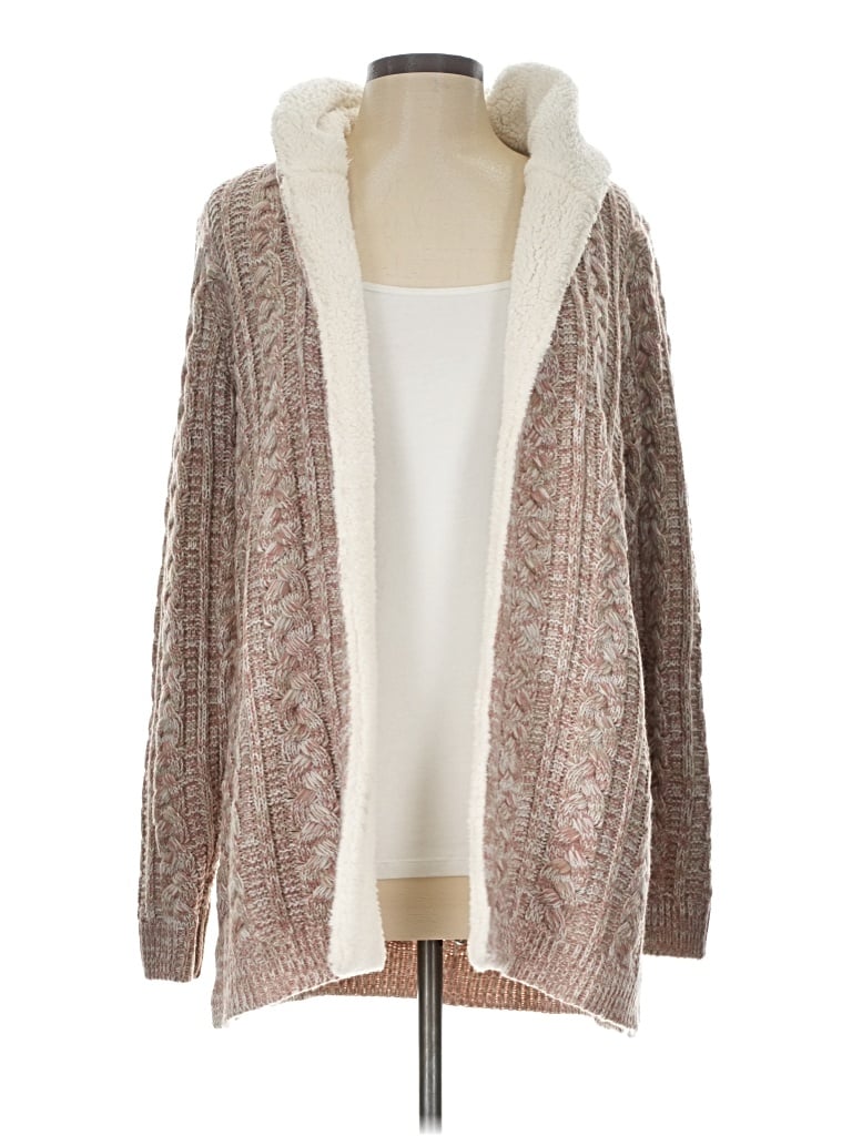 Pre-owned Lety & Me Cardigan Sweater In Brown