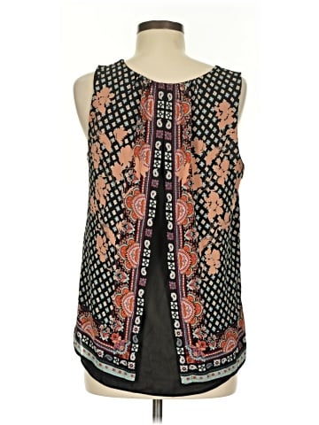 Rose + Olive Sleeveless Blouse (view 2)