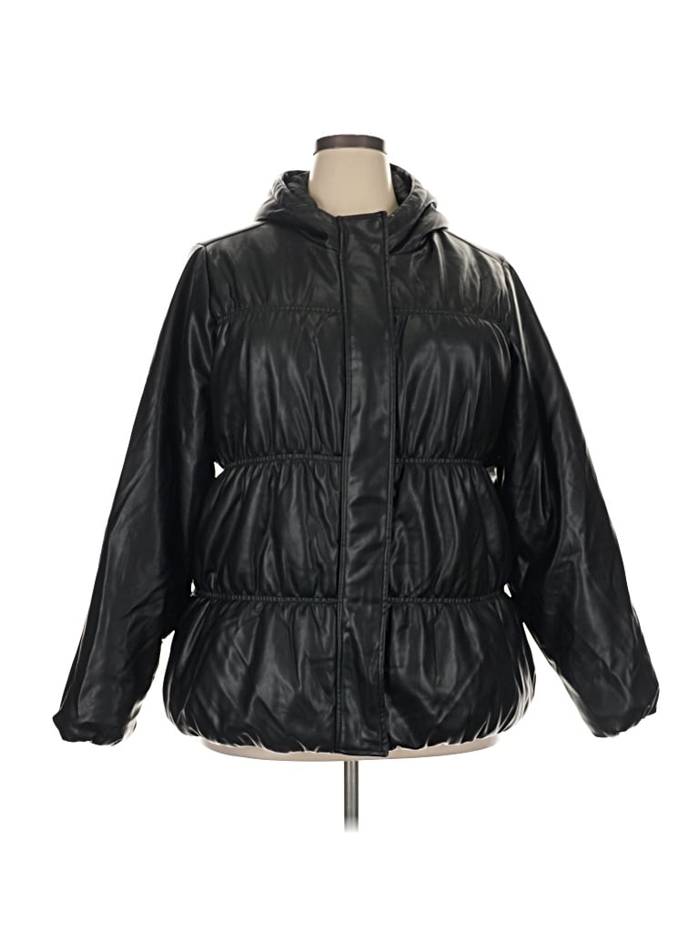 Pre-owned Torrid Snow Jacket In Black