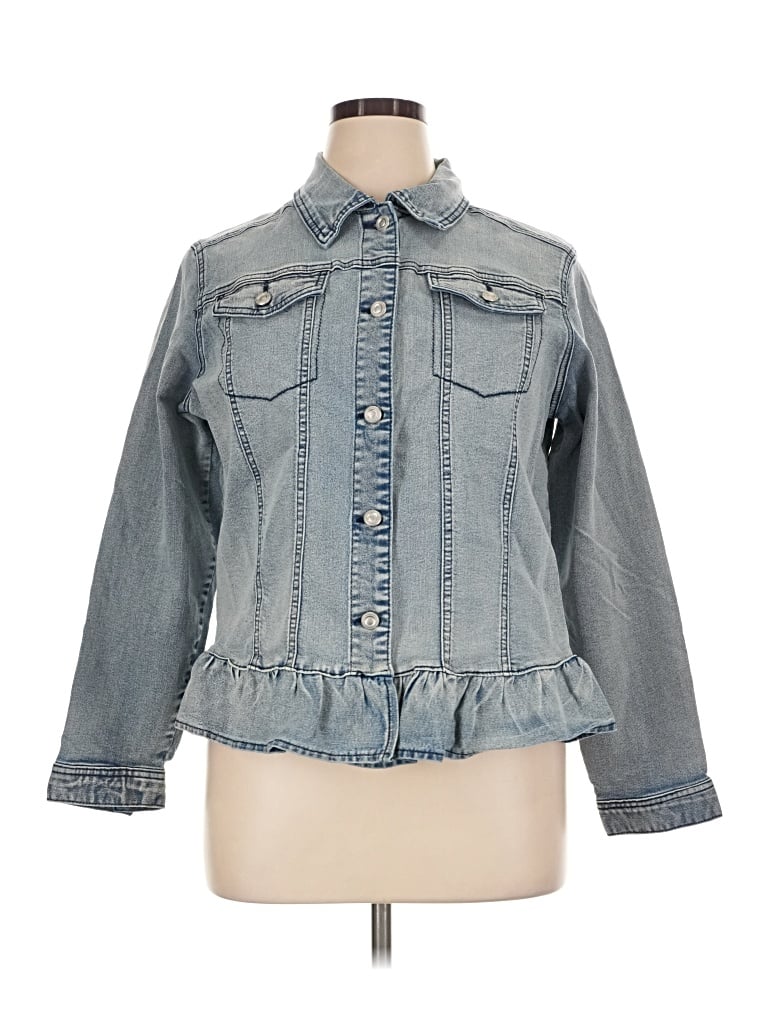 Pre-owned Dg^2 By Diane Gilman Denim Jacket In Blue