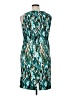 Connected Apparel Graphic Teal Cocktail Dress Size 16 - photo 2
