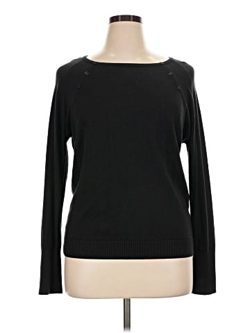 Anne Klein Silk Pullover Sweater (view 1)