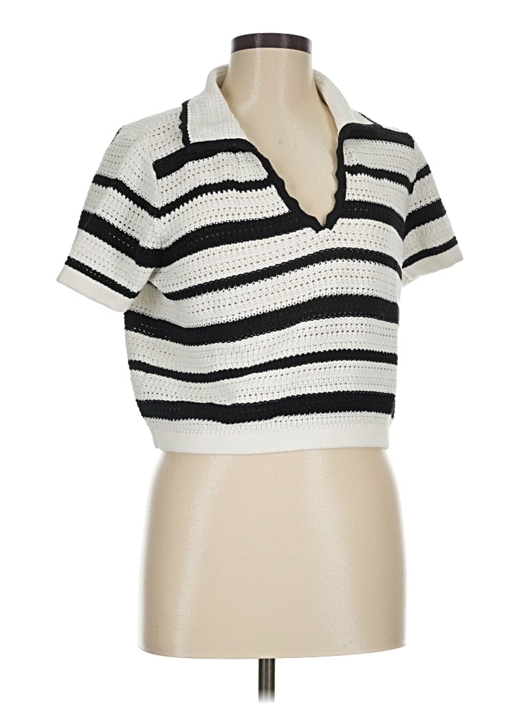 Pre-owned Lucy Paris Sweater Vest In White