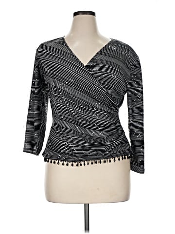 MSK 3/4 Sleeve Top (view 1)