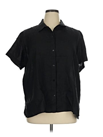 Eileen Fisher Short Sleeve Blouse (view 1)