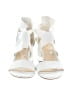 Liz Claiborne White Sandals Size 7 1/2 - photo 2