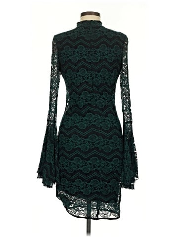 Aqua Cocktail Dress (view 2)