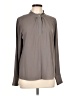 Calvin Klein Gray Long Sleeve Blouse Size L - photo 1