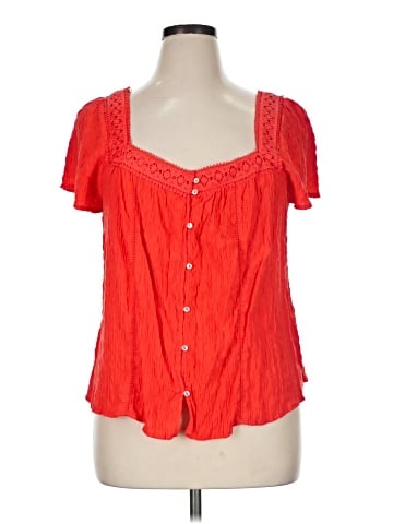 Rewind Short Sleeve Blouse (view 1)